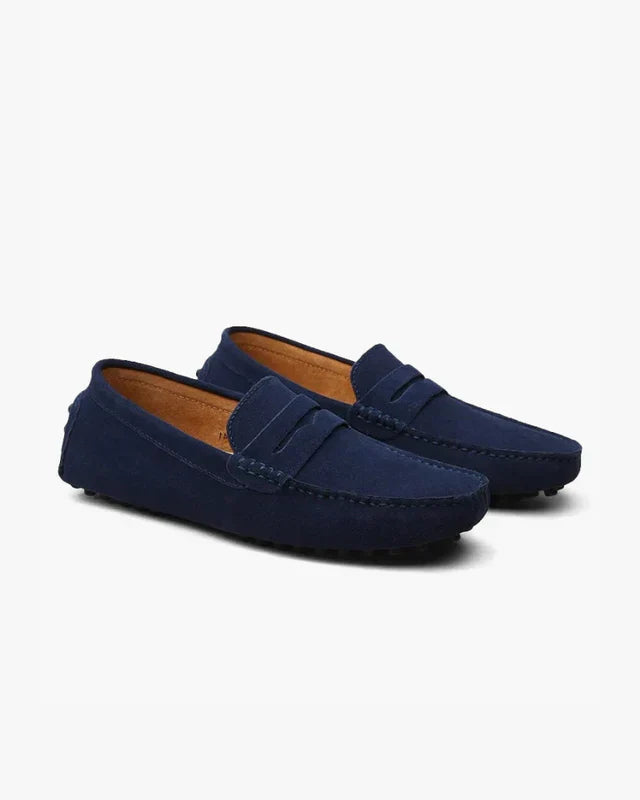 Old Money Veloursleder Driver Loafers – Eleganz im Alltag