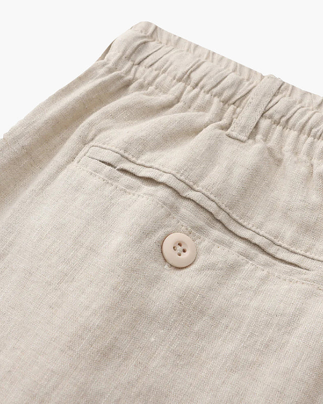 Casablanca – Premium Leinen-Shorts, Old Money Stil