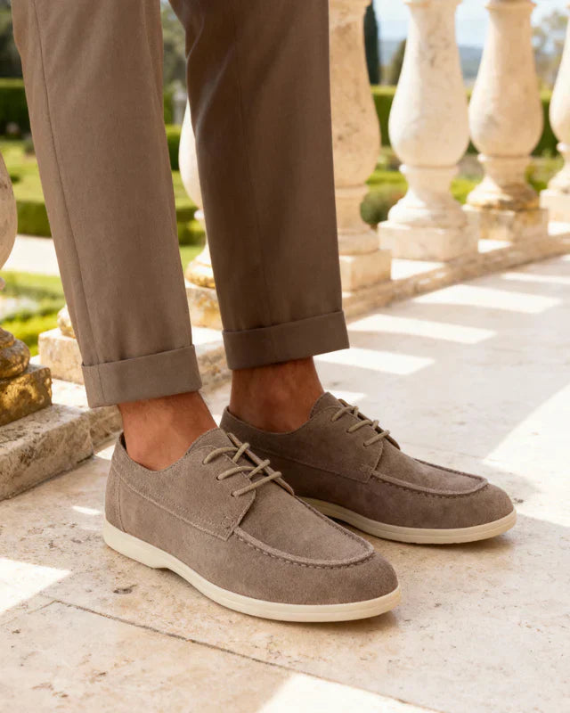 Premium Schnürschuhe aus Wildleder – Edle Eleganz